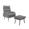 Kit Poltrona + Puff Relax - Gris en Gris - Sillones y sofás, Uruguay | Ecowood, vista 1 de 5
