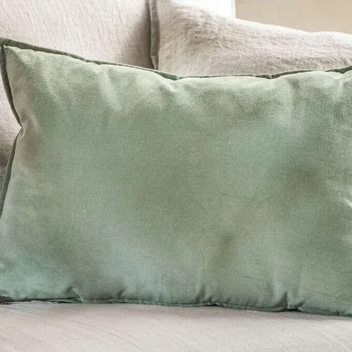 ALMOHADON TERCIOPELO MATCHA - 40 X 60 CMS en Verde - Textiles, Uruguay | La Iberica