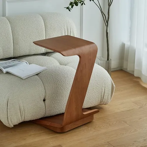 MESA AUXILIAR ZIGZAG marrón CIRCULAR - Mesas de comedor, Uruguay | Viasono