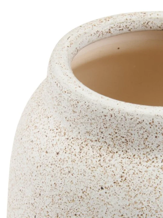 Jarrón KARLANTON Ø14xH23 cm blanco en Blanco - Jarrones, Uruguay | JYSK, vista 2