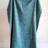 MANTA AUSTRIACA BLUE DENIM - ORANGE STRIPES - 2.00 X 1.40 MTS en Multicolor - Textiles, Uruguay | La Iberica, vista 2 de 4