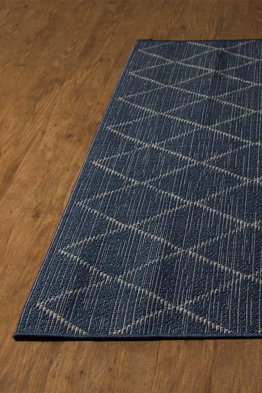 ALFOMBRA LINEO LIN/0084/H503/ 200X290 MIDNIGHT BLUE/WOOL en Azul - Alfombras, Uruguay | Vinibel, vista 3