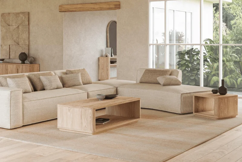 MESA DE CENTRO BAKERS BEA ROBLE NATURAL en Madera natural - Mesas de living, Uruguay | Masinfinito Casa, vista 3