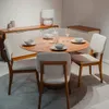Mesa de Comedor - Redonda - Línea Nevada - Marrón en Marrón - Mesas de comedor, Uruguay | Ecowood, vista 2 de 7