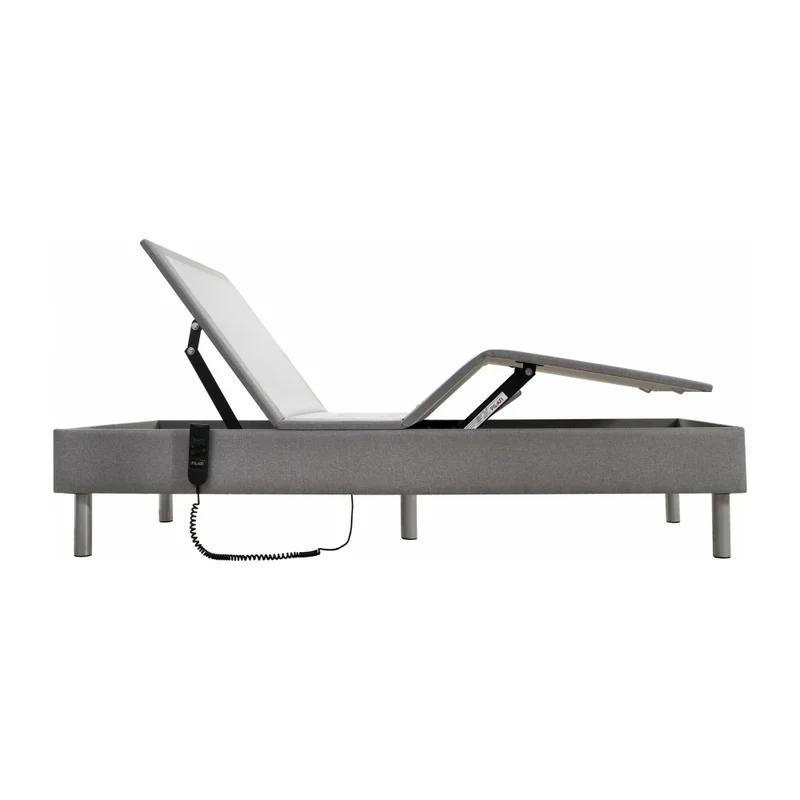 Cama Articulada 1 1/2 Plaza Mdf-y-acero Gris Ajustable Life en Gris - Dormitorio, Uruguay | Divino, vista 4
