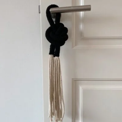 Nudo Náutico Negro para Puerta en Negro - Decoración, Uruguay | Dreams On Time, vista 3