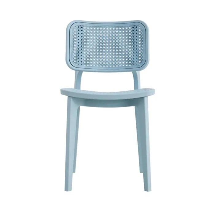 Silla Simil Rattan de polipropileno - Celeste en Azul - Sillas, Uruguay | Ecowood, vista 4