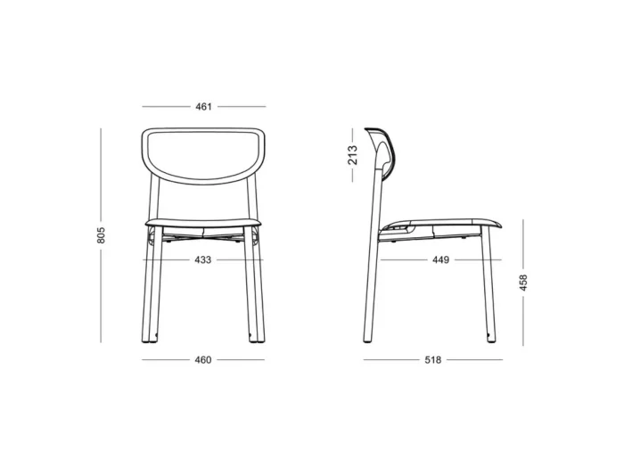 Silla Duo - Sillas, Uruguay | Arquetipo, vista 11
