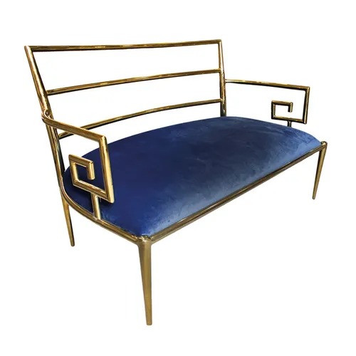 BANQUETA RHODES 39285 TELA 135X74X84H CM en Azul - Butacas, banquetas y puffs, Uruguay | Vinibel
