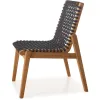 SILLA TRACO CUERDA NEGRA 56x62x85CM JATOBA - Muebles para el exterior, Uruguay | Vinibel, vista 2 de 4