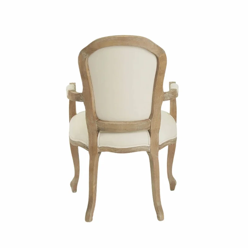 Silla de Roble con apoyabrazos - Lercorbu en Blanco - Sillas, Uruguay | Ecowood, vista 3