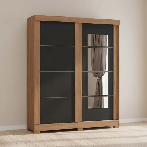 Placard Montana-f 2 Puertas Mdp Natural-beige en Multicolor - Roperos y placares, Uruguay | Divino