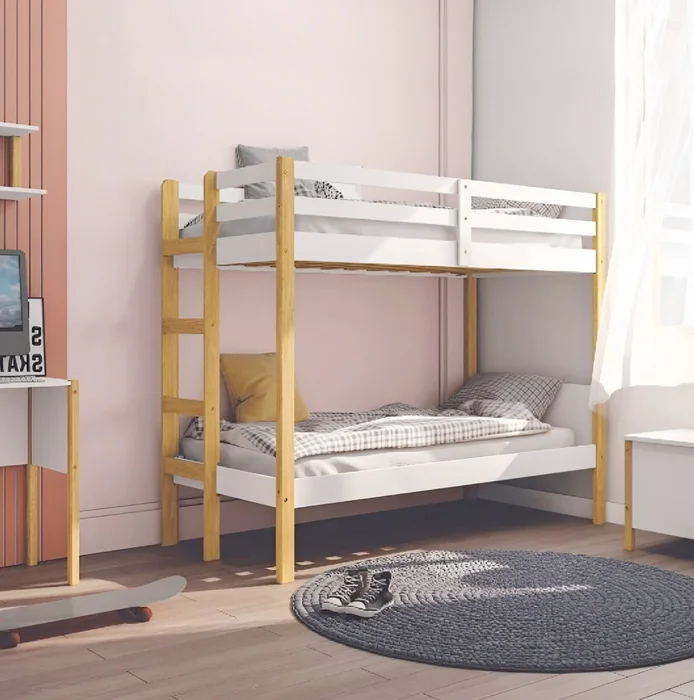 Cama Cucheta 1 Plaza - Juvenil en Blanco - Dormitorio, Uruguay | Rústico Hogar, vista 2