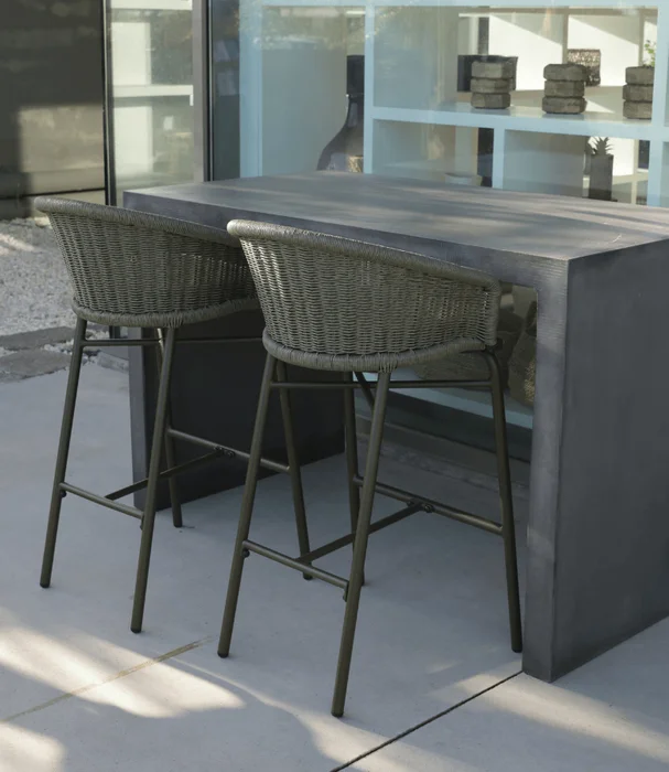 SILLA ALTA IBIZA CON ALMOHADÓN en Verde - Muebles para el exterior, Uruguay | Masinfinito Casa, vista 3