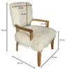 Butaca Ivory Faux en Blanco - Butacas, banquetas y puffs, Uruguay | La Cueva Muebles, vista 3 de 7