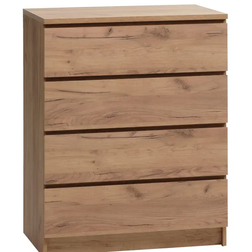 Cómoda LIMFJORDEN 4 caj color roble nat en Madera natural - Cómodas, Uruguay | JYSK