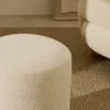 Reposapiés desenfundable Kaeli de borreguito crudo Ø 43 cm en Blanco - Butacas, banquetas y puffs, Uruguay | Kavehome, vista 3 de 6