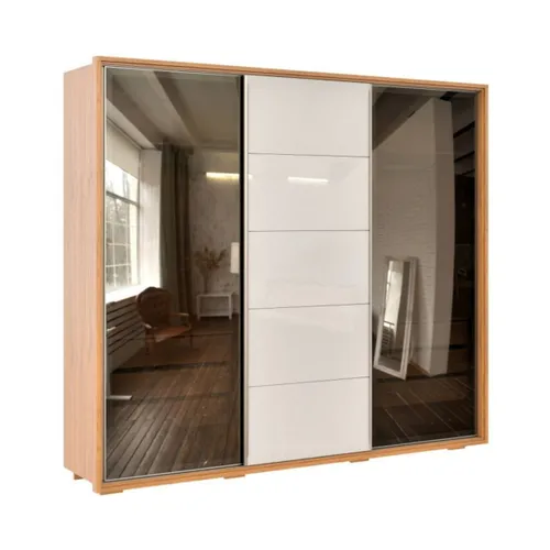 Ropero puertas corredizas Reflecta 2.7 - Concepto - Beige en Beige - Roperos y placares, Uruguay | Rústico Hogar