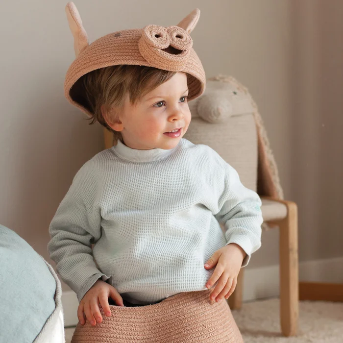 Canastos Animal Crew - Peggy the Pig en Rosa - Canastos, Uruguay | Walnut, vista 2