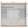 Ropero Placard 8 Puertas 6 Cajones Dormitorio Master 132366 - Sillones y sofás, Uruguay | Soy Hogar, vista 9 de 12