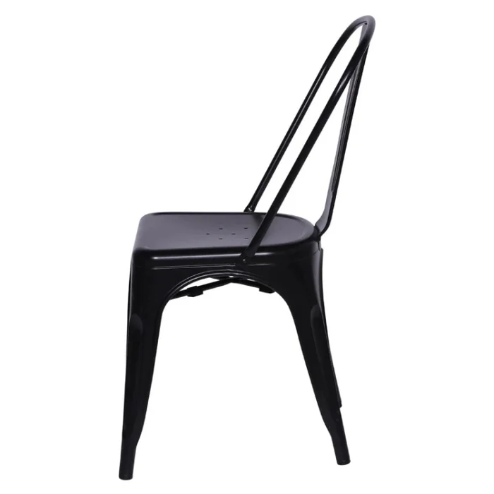 Silla Metálica Tolix - Negro en Negro - Sillas, Uruguay | Ecowood, vista 4