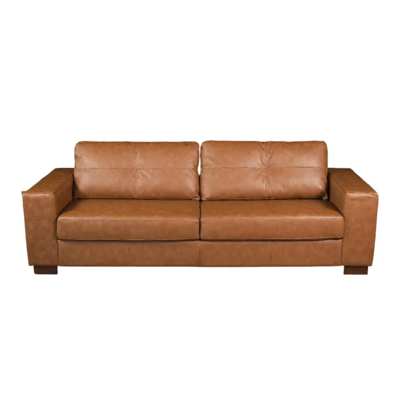 SOFA 100% CUERO - MODELO DOMINI - 4 CUERPOS - MARRON en Marrón - Sillones y sofás, Uruguay | Champagne Home