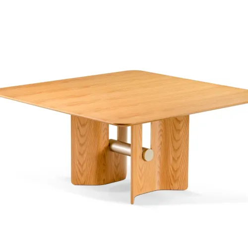 Mesa Scala Cuadrada en Madera natural - Mesas de comedor, Uruguay | Arquetipo