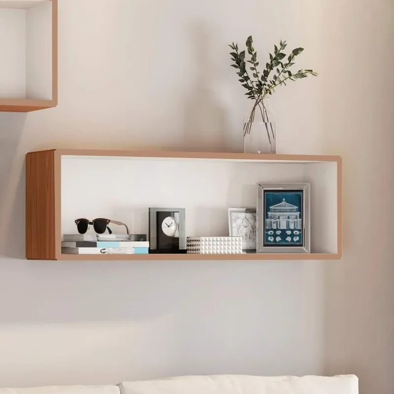 Estante Flotante Rectangular 99cm Repisa 100% Mdf en Multicolor - Bibliotecas, Uruguay | Balton