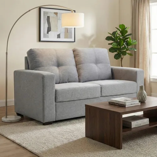 Sillón 2 Cuerpos - La Paz - Gris en Gris - Sillones y sofás, Uruguay | Rústico Hogar