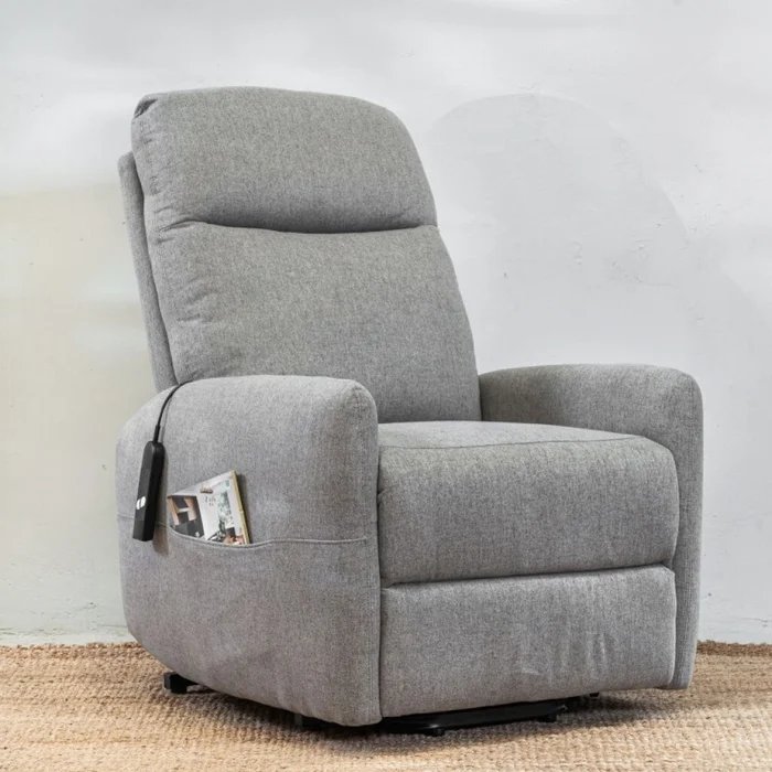 Sillón Reclinable 1 Cuerpo Lift Gris en Gris - Sillones y sofás, Uruguay | Aihaus