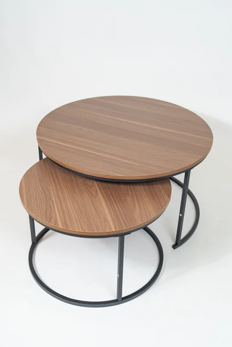 Mesa Centro Set 2 Mesas Mila - Estampado 1 en Multicolor - Sillones y sofás, Uruguay | Indian