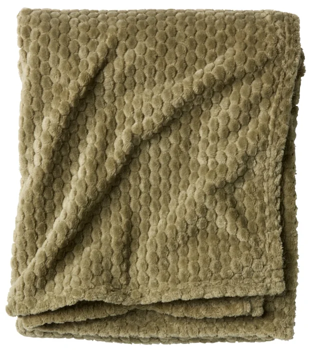Manta throw ROSENVIAL 130x160 verde en Verde - Textiles, Uruguay | JYSK