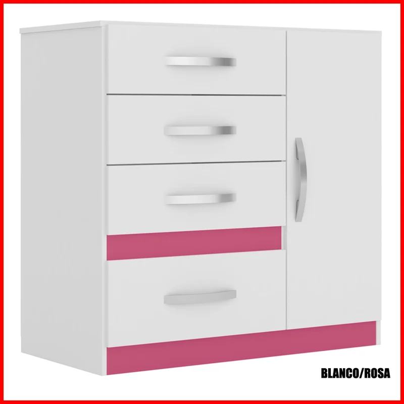 Comoda con puerta – Venus 707 en Multicolor - Cómodas, Uruguay | Punto Unión, vista 3