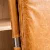 SILLA DE BAR CLUB - CUERO ITALIANO CARAMELO en Marrón - Sillas, Uruguay | La Iberica, vista 6 de 7