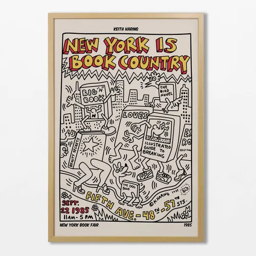 Keith Haring - New York - Láminas, Uruguay | La Cuadrería
