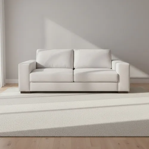 Sofa 3 Cuerpos Tela Natural-beige Smart Beige en Beige - Sillones y sofás, Uruguay | Divino
