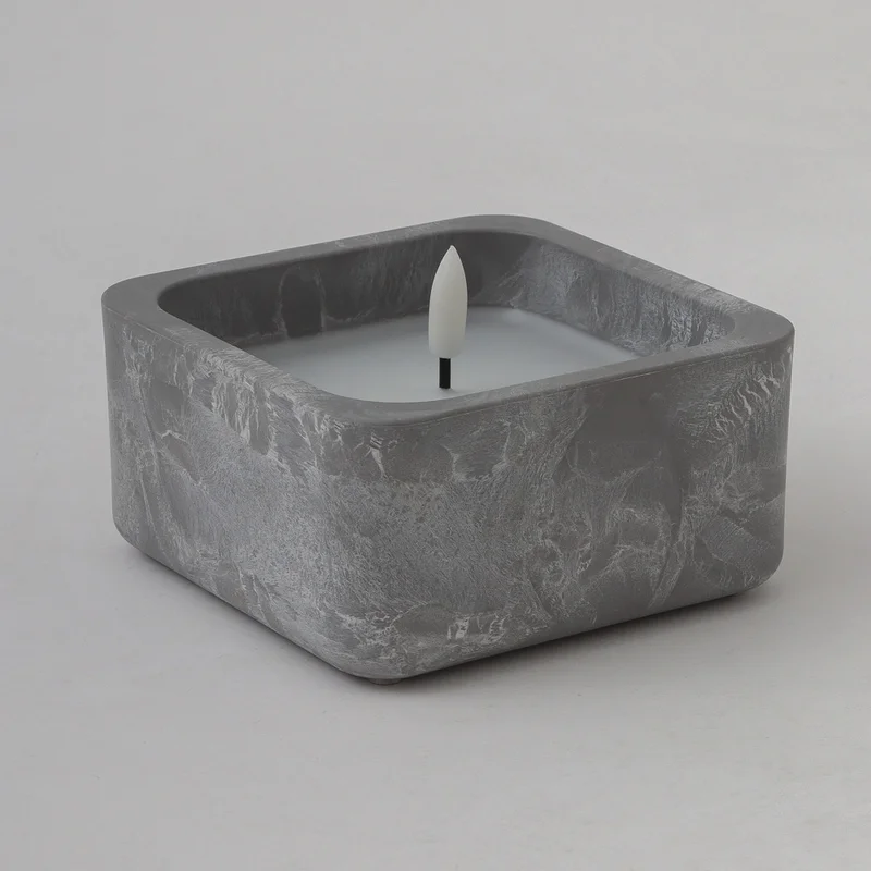 Vela Led Cuadrada 12×12 en Gris - Velas y Portavelas, Uruguay | Tiendas Montevideo, vista 3