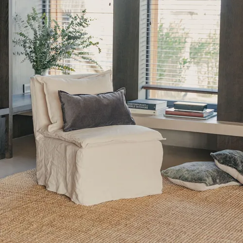 Sillón Mora individual en Off-white - Sillones y sofás, Uruguay | De Arcos