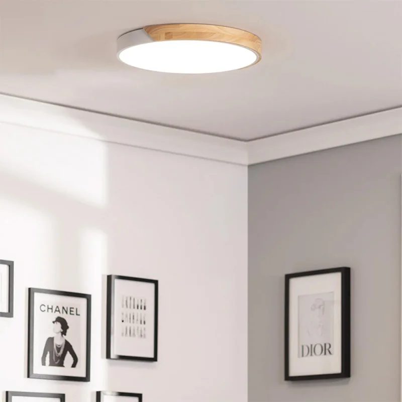 Panel LED Redondo Cerchio Blanco 18W ø 30 cm en Rosa - Lámparas colgantes, Uruguay | Serlux, vista 3