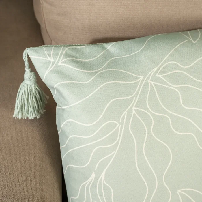 Funda de Almohadón Hojas Estilizadas - Textiles, Uruguay | Arredo, vista 2