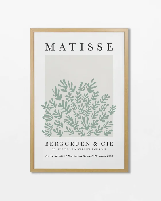 Matisse - Verde agua N.02 - Láminas, Uruguay | La Cuadrería