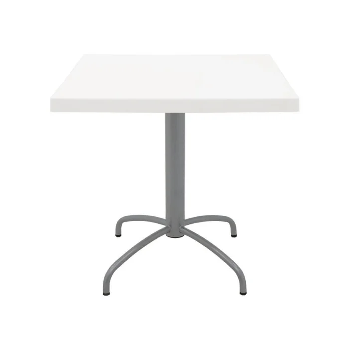 MESA GAMA CUADRADA 79X79X76.5CM BLANCO en Blanco - Muebles para el exterior, Uruguay | Koz