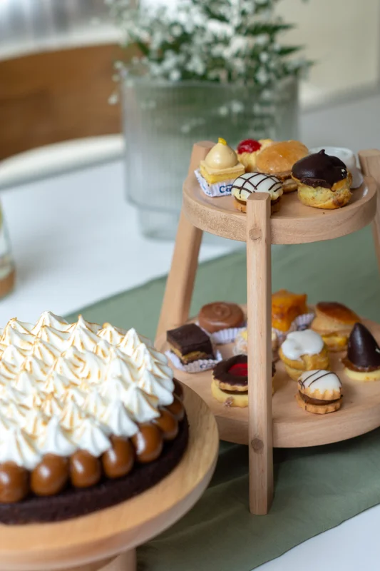 Mini torre de madera para mesas – doble plato en Madera natural - Decoración, Uruguay | Dreams On Time, vista 10