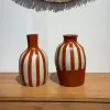 Botella rayas terracota en Terracota - Jarrones, Uruguay | FMB, vista 2 de 2