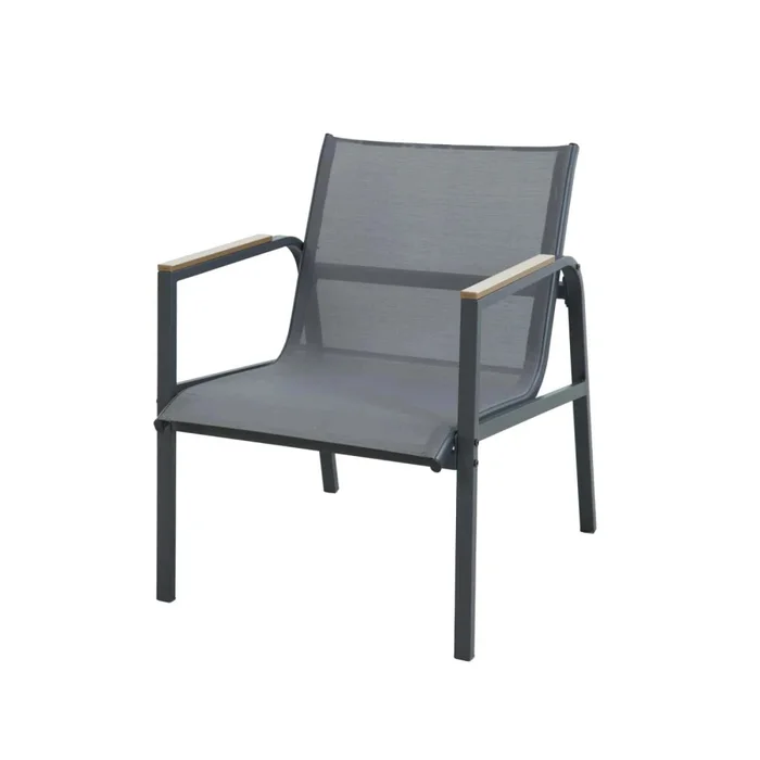 Set de Living Exterior - Acero y Tela en Gris - Muebles para el exterior, Uruguay | Ecowood, vista 3