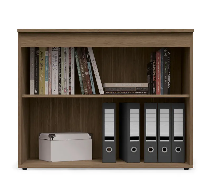 Biblioteca Armario Bajo 2 Puertas Frame Munich 91cm. F206 en Madera natural - Bibliotecas, Uruguay | Balton