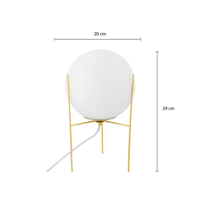 Luminaria de Mesa Pireo Blanca en Negro - Lámparas de mesa, Uruguay | Serlux, vista 7