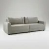 SOFA 4 CUERPOS - TAPIZADO EN TELA GRIS CLARO CON PUNTOS NEGRO Y CRUDOS en Gris - Sillones y sofás, Uruguay | Champagne Home, vista 3 de 4