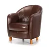Butaca 100% Cuero - Bull - Caramelo en Marrón - Sillones y sofás, Uruguay | Ecowood, vista 1 de 3