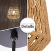 Colgante de fibras naturales 40cm - NATURAL en Madera natural - Lámparas colgantes, Uruguay | Iluminica, vista 6 de 6